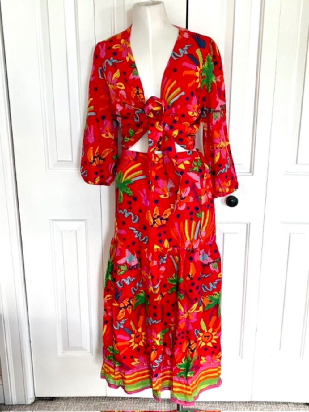 Maison d’Amelie Paris Tropical Top and Skirt Set size S from Anthropologie